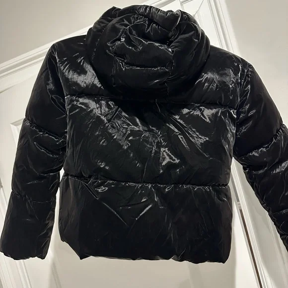 Gap kids metallic puffer jacket size M (8) NWT